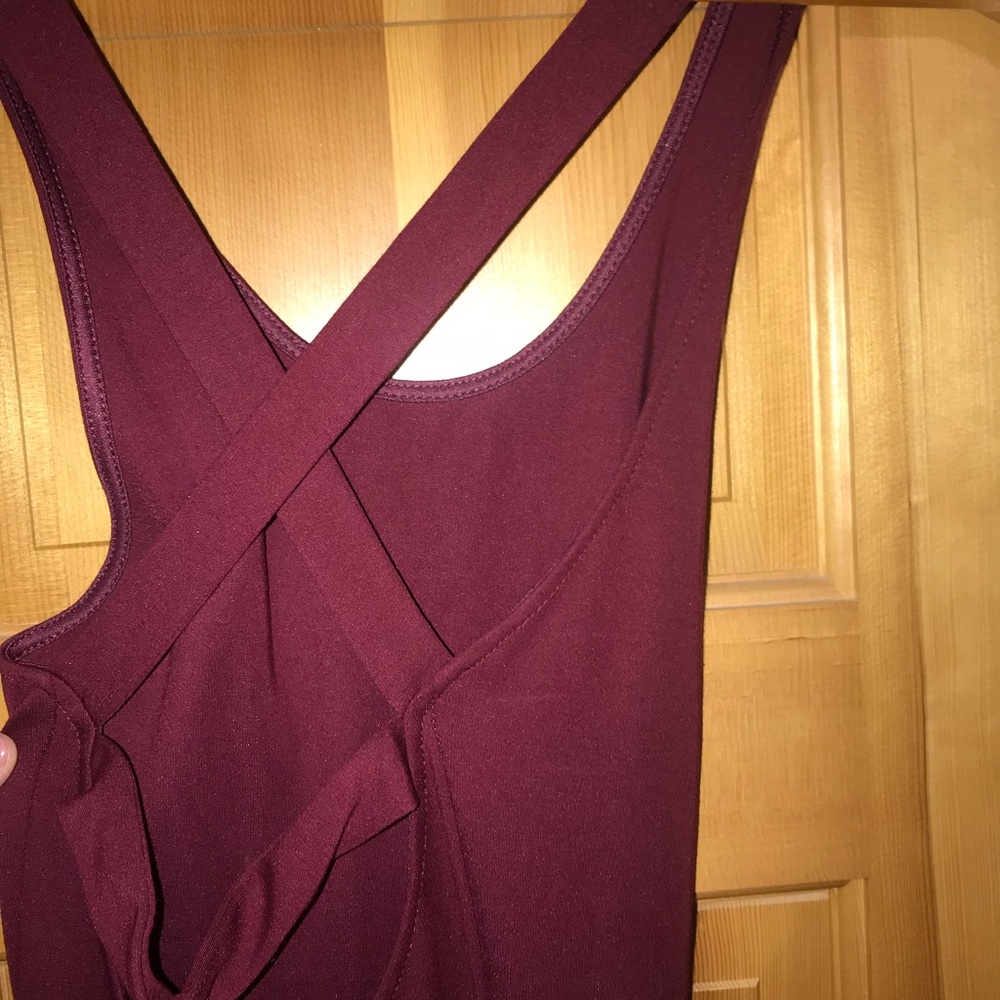 Lulus red body con midi dress